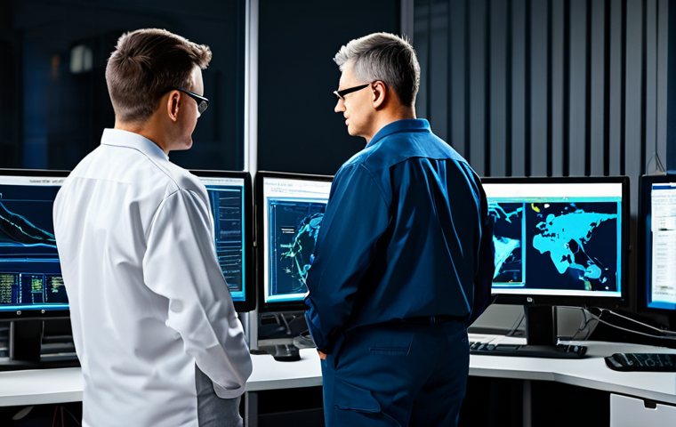 네트워크 보안 모니터링 도구의 트렌드 분석 - AI-Powered Cybersecurity Monitoring**

"A modern security operations center (SOC) with multiple scre...