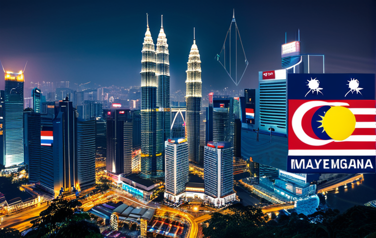 네트워크 보안 모니터링을 위한 적절한 인프라 구축 - Cyber Threat Landscape in Malaysia**

A network map overlayed with digital threat icons (malware, ph...