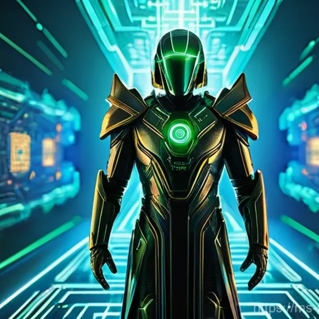 네트워크 보안 모니터링 도구의 사용 사례 분석 - **Prompt 1: Digital Guardian of the Network**
    "A majestic, ethereal digital guardian, composed o...